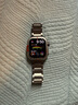 Apple/苹果 Watch Series 10 智能手表GPS+蜂窝款46毫米银色铝金属表壳丹宁色运动型表带S/M MWYF3CH/B 实拍图