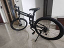 EROADE德国折叠山地自行车男成人青少年学生超轻便携铝合金越野变速赛车 黑色【宙马X4】shimano双油碟 26寸-适合身高165-180cm 30速 实拍图