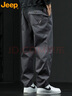 JEEP吉普休闲裤男春夏季直筒裤子男士宽松潮流工装裤男裤 深灰 M 实拍图