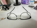 科洛德专业配近视眼镜可配度数男女防蓝光散光变色防雾眉线墨镜半框纯钛 A款钛合金镜框-黑银色 配科洛德1.67-防蓝光镜片[0-800度] 实拍图