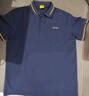 吉普（JEEP）短袖T恤男夏季Polo商务休闲衫男士宽松凉感衣服男装 宝蓝  XL 实拍图