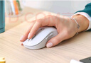 罗技（Logitech）优选系列M650无线蓝牙鼠标 办公蓝牙静音鼠标Mac苹果ipad鼠标人体工学双模鼠标大小手可选男女通用 M650中小手 白M（M750入门款） 实拍图