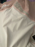Kocotreekk树儿童速干衣吸湿排汗T恤户外运动训练服夏季撞色 云朵白 140  实拍图