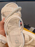 百丽踏踩屎感大码凉鞋女41一43夏季外穿孕妇防滑凉拖鞋一体两穿2025新款 米白 41 (255mm) 实拍图