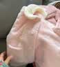 戴维贝拉（DAVE＆BELLA）冬季新款珊瑚绒宝宝家居服套装女童衣服儿童睡衣两件套童装 粉色【现货】 90 cm（建议身高80-90cm） 实拍图