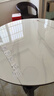 晨巢 岩板餐桌 实木餐桌椅组合现代简约可伸缩折叠吃饭桌子餐厅家具 黑灰框架亮光雪山白-111皮椅款 1.2米一桌四椅-12MM岩板厚度 实拍图