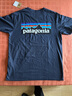 巴塔哥尼亚（Patagonia）男女情侣款通勤P-6 Logo混纺棉休闲潮流户外透气短袖T恤 38504 GLH S 164/175(CM)  60/69(KG) 实拍图