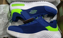 Skechers斯凯奇儿童运动鞋男童透气网鞋时尚魔术贴大童跑步鞋403748L 实拍图