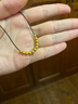 喜上眉梢喜饰黄金古法金珠999足金散珠硬金光面磨砂转运珠路路通圣诞礼物 4mm 重工古法珠单颗  0.25 实拍图