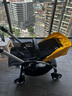 博格步（BUGABOO）荷兰Bugaboo Bee6博格步多功能轻便城市型双向可折叠婴儿推车 银架柠檬黄 黑座 实拍图