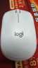 罗技（Logitech）M221 轻音鼠标 无线鼠标 办公鼠标 对称鼠标 带无线微型接收器 米白色 实拍图