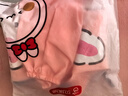 贝瑞加（Babyprints）儿童围裙宝宝罩衣小孩画画反穿衣防水防脏带袖套 粉小兔 实拍图