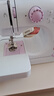 芳华505A升级版台式电动吃厚多功能缝纫机简易锁边家用可钉扣锁扣眼 白紫标配+扩展台+大礼包 实拍图
