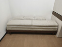 源氏木语 北欧实木沙发床小户型多功能折叠床客厅两用推拉床 【胡桃色】山毛榉-米白椰棕垫 1970*（820-1515）*220沙发床 实拍图