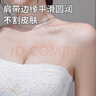 浪莎隐形磨砂肩带女2025春季新品内衣配件肩带性感一字领胸罩带5对装 实拍图