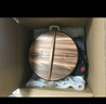 王源吉铁锅炒锅铸铁锅双耳苏锅王老式家用圆底无涂层生铁炒菜锅36cm 实拍图