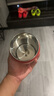 美厨（MAXCOOK）304不锈钢早餐杯豆浆燕麦片杯带盖勺外带便携不锈钢汤杯保温饭盒 珊瑚红 杯+勺+吸管MCB0382550ml 实拍图