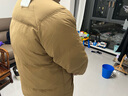 马登工装美式休闲90白鸭绒羽绒服男户外防风外套冬季男士保暖面包服 卡其色 M 实拍图