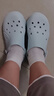 斯凯奇（Skechers）洞洞鞋女士夏季凉拖鞋泡泡鞋透气厚底增高外穿沙滩鞋踩屎感 实拍图