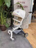 POUCH遛娃神器轻便推车可折叠双向可坐可躺高景观婴儿车P6便携减震车 幻影白-360°旋转+蚊帐凉席 实拍图
