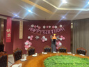 多美忆生日场景布置气球派对发光地飘桌飘亮光片店铺开业周年庆粉色闪片 实拍图