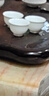 苏氏陶瓷（SUSHI CERAMICS）羊脂玉白瓷功夫茶杯小碗杯陶瓷品茗杯6个装（简装） 实拍图
