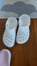 crocs卡骆驰厚底云朵洞洞鞋户外|206750 白色-100 35(220mm)  实拍图