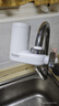 海尔（Haier）净水器水龙头过滤器家用直滤饮用水自来水滤水器前置过滤器厨房卫生间用除余氯三挡出水可清洗滤芯 月光白 一机1芯 实拍图
