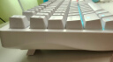 狼蛛（AULA）S98无线机械键盘蓝牙/2.4G/有线三模连接全键热插拔gasket结构全键无冲客制化游戏电竞办公键盘 【无线版彩光】S98 简约白 红轴【办公打字推荐】 实拍图