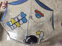 左都（ZUODU）儿童雨伞直柄透明男童女童7-12岁小孩儿小学生宝宝长把卡通直柄伞 实拍图