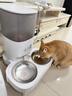 霍曼（Homerun）宠物智能自动喂食器猫粮狗粮定时猫咪自动投食机不锈钢双碗增高版 实拍图