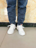 森馬男鞋2026春季新款休闲百搭软底小白鞋子男士厚底增高运动板鞋透气 白橘 40 实拍图