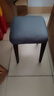 华恺之星实木凳子家用板凳餐凳梳妆凳可叠摞简约餐椅换鞋凳子HK5118灰色 实拍图