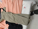 大嘴猴（paul frank）裤子男士秋冬季休闲裤男裤宽松运动小脚束脚卫裤男 卡其色加绒2XL 实拍图