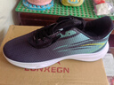 保罗格斯敦新款透气减震男鞋运动鞋跑步鞋轻便减震百搭软底跑步鞋 70K黑湖蓝 43 实拍图