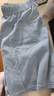 浪莎天丝软牛仔短裤女夏季2025新款高腰a字显瘦宽松中裤直筒五分裤 实拍图