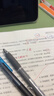 得力（deli）中性笔套装5件套 六边形战士双球珠ST头速干学生刷题笔学生中性笔备考笔 3笔+2芯SG364 实拍图