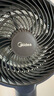 美的（Midea）【变频轻音】空气循环扇家用遥控电风扇四季净化扇轻音落地扇99%抑菌桌面小风扇大风力风扇GDG24ZR 实拍图