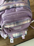 爱迪生发明家库洛小学生书包女孩米减负护脊双肩包儿童背包 2266-2s 紫色小号 实拍图