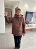 唐致中老年羽绒服女短款新中式妈妈冬季外套60岁老人奶奶太太加厚冬装 【新国标90绒】咖色 2XL 【建议106-120斤】送运费险 实拍图