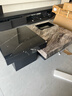 意式轻奢简约岩板茶几现代简别墅大堂小户型客厅家用方形高低组合 60cm骑士黑+90cm威尼斯棕 实拍图