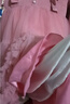 安妮优儿（Anneyol）女童连衣裙春秋款裙子2025新款儿童洋气秋装小女孩衣服红色公主裙 粉色棉里 140 实拍图