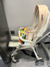 smartstroller遛娃神器婴儿推车可坐可躺轻便折叠双向高景观0-6岁用宝宝溜娃车 香槟白(铝合金车架+3D舒适透气) 实拍图