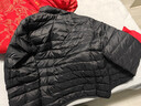 网易严选25新品90鸭绒轻暖羽绒服保暖0压感防泼水蓄热抗菌外套抗静电 A款25新品90鲜绒立领-水墨黑 2XL 实拍图