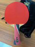 双鱼（DOUBLE FISH）八星级横拍长柄比赛专业级桧木碳素双面反胶双鱼乒乓球拍8A+C 实拍图