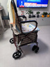 博云（Boyun）老年人推车可推可坐助行器手推车轻便可折叠老年代步购物车双轮BY 实拍图