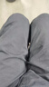 【耐磨纯棉】工装裤男士裤子男休闲裤男宽松直筒裤大码长裤工作裤 2223黑色 XL 【适合140-160斤体重】 实拍图