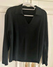 优衣库女装可机洗罗纹半开领针织衫/毛衣25秋冬新款480414 09 黑色 XL 实拍图