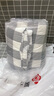 洁丽雅（Grace）A类全棉棉花床垫100%新疆棉床褥子学生宿舍床褥1.2x2米 无印灰格 实拍图