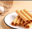 角力士（JAOLIS）原味蛋卷皇休闲零食过节送礼下午茶点心蛋卷酥年货老式鸡蛋卷礼盒 原味300克*2罐600g【配礼袋】 实拍图